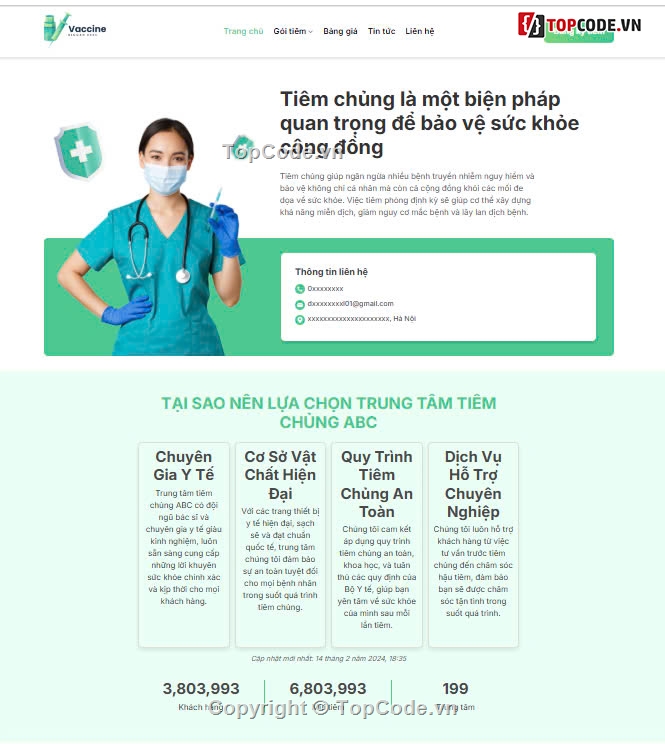 web tiêm chủng,web trung tâm tiêm chủng,Dịch vụ tiêm chủng,Sharecode Website Dịch Vụ Tiêm Chủng